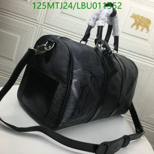 Louis Vuitton AAA+ Replica Keepall Bandouliere Epi Leather Backpack LBU0113528043