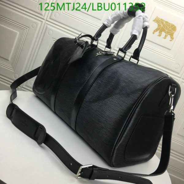 Louis Vuitton AAA+ Replica Keepall Bandouliere Epi Leather Backpack LBU0113528043