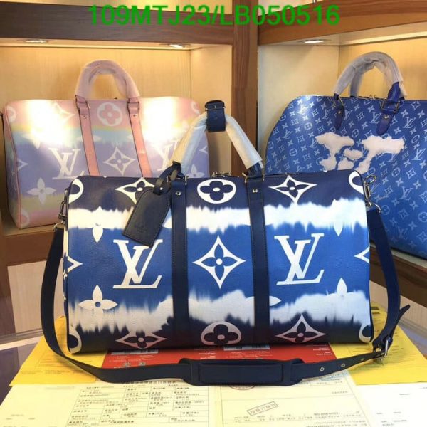 Louis Vuitton AAA+ Replica Keepall Bandouliere Escal Backpack LB05051651793