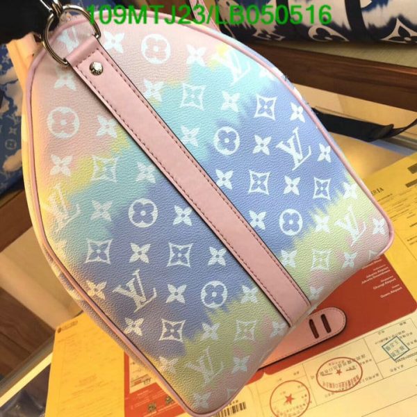 Louis Vuitton AAA+ Replica Keepall Bandouliere Escal Backpack LB05051651793