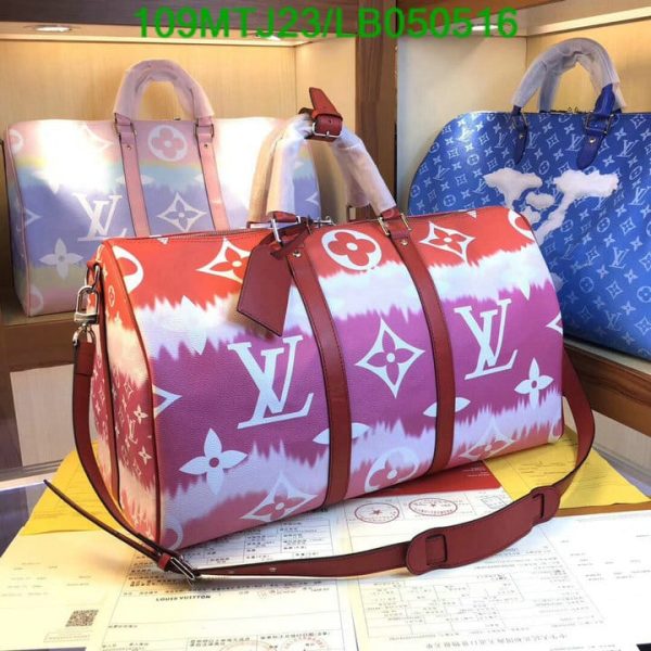 Louis Vuitton AAA+ Replica Keepall Bandouliere Escal Backpack LB05051651793