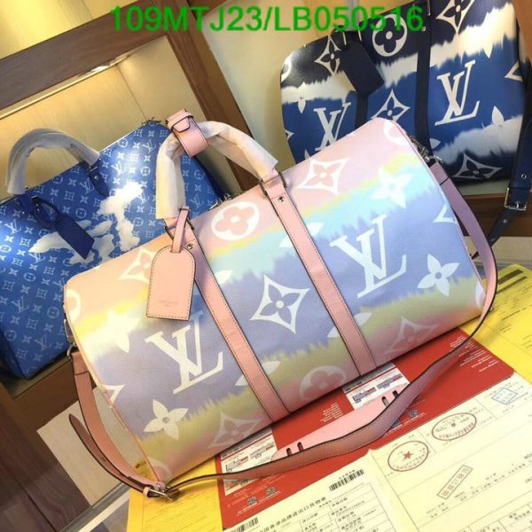 Louis Vuitton AAA+ Replica Keepall Bandouliere Escal Backpack LB05051651793