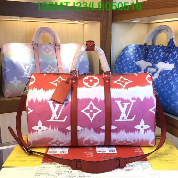 Louis Vuitton AAA+ Replica Keepall Bandouliere Escal Backpack LB05051651793