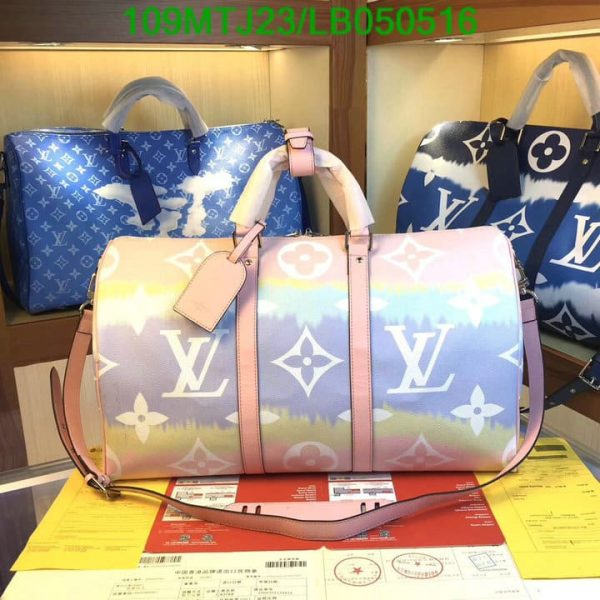 Louis Vuitton AAA+ Replica Keepall Bandouliere Escal Backpack LB05051651793