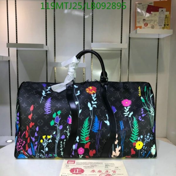 Louis Vuitton AAA+ Replica Keepall Bandoulière Hardware LB09289567015