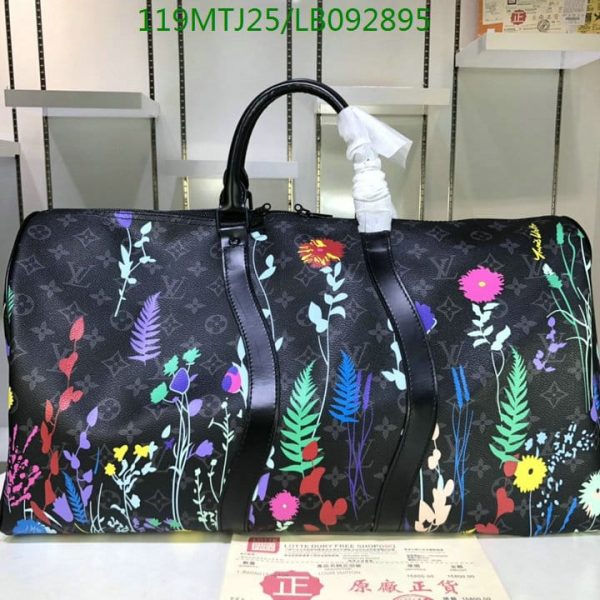 Louis Vuitton AAA+ Replica Keepall Bandoulière Hardware LB09289567015