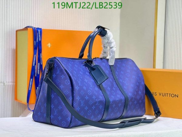 Louis Vuitton AAA+ Replica  Keepall Bandouliere Travel Bag LB25398945136