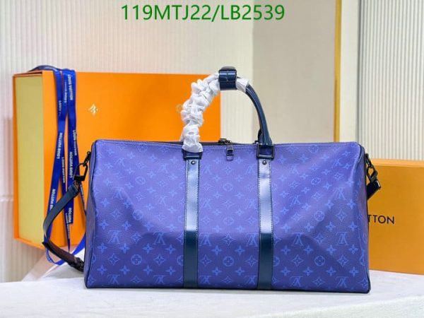 Louis Vuitton AAA+ Replica  Keepall Bandouliere Travel Bag LB25398945136