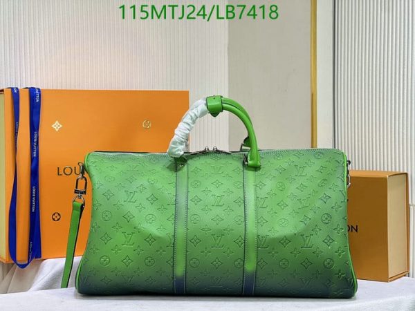 Louis Vuitton AAA+ Replica Keepall Leather Bag LB74188501379