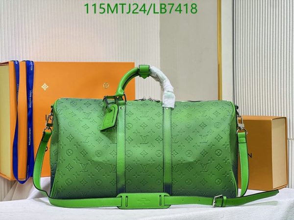 Louis Vuitton AAA+ Replica Keepall Leather Bag LB74188501379