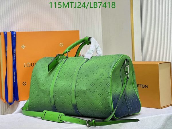 Louis Vuitton AAA+ Replica Keepall Leather Bag LB74188501379