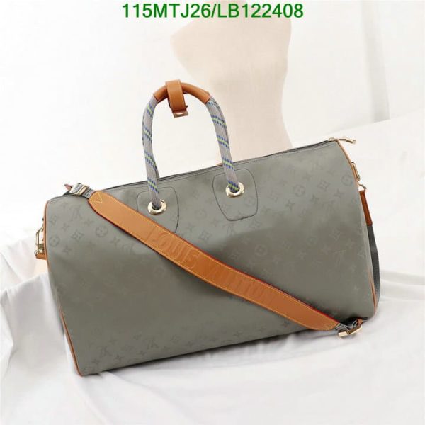 Louis Vuitton AAA+ Replica Keepall Titanium LB12240884015