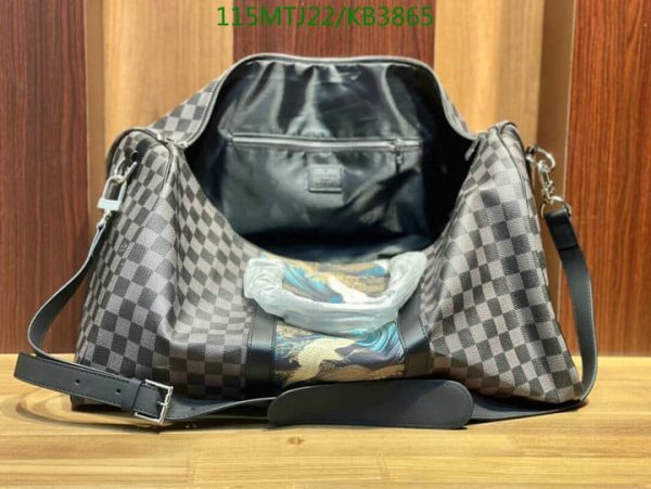 Louis Vuitton AAA+ Replica Keepall Virgil Abloh Camouflage Bandouliere KB38652563478