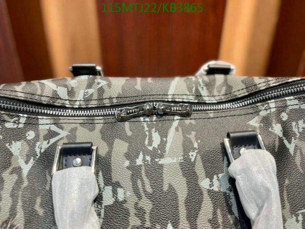 Louis Vuitton AAA+ Replica Keepall Virgil Abloh Camouflage Bandouliere KB38652563478