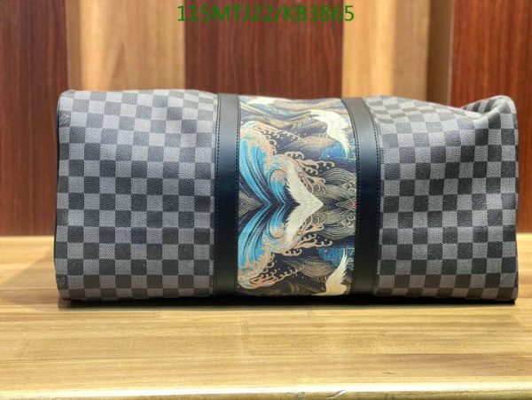 Louis Vuitton AAA+ Replica Keepall Virgil Abloh Camouflage Bandouliere KB38652563478