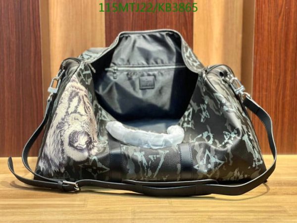 Louis Vuitton AAA+ Replica Keepall Virgil Abloh Camouflage Bandouliere KB38652563478