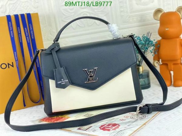 Louis Vuitton AAA+ Replica Lockme Cowhide Leather Bag LB97772586541