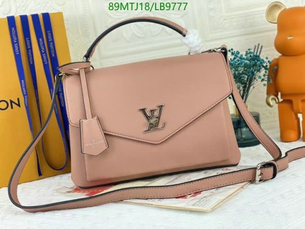 Louis Vuitton AAA+ Replica Lockme Cowhide Leather Bag LB97772586541