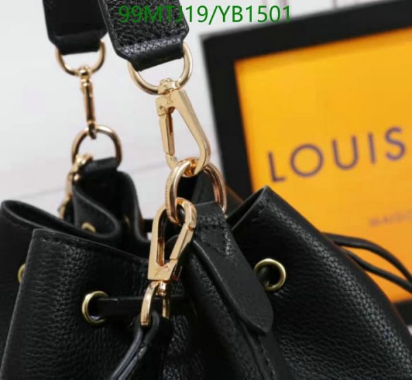 Louis Vuitton AAA+ Replica Lockme Bucket Black YB15016532876