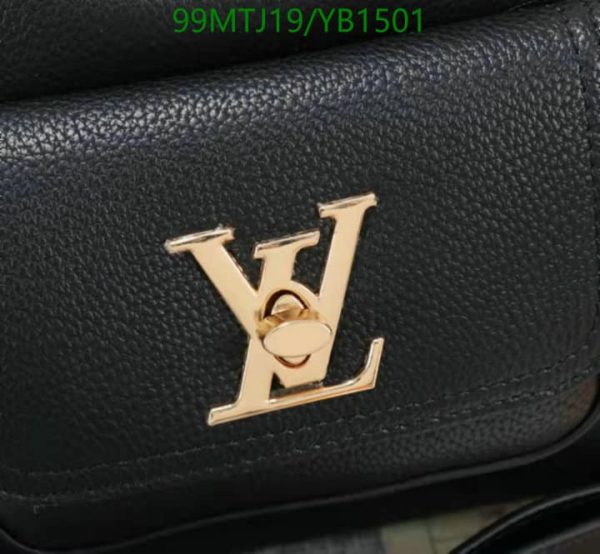 Louis Vuitton AAA+ Replica Lockme Bucket Black YB15016532876