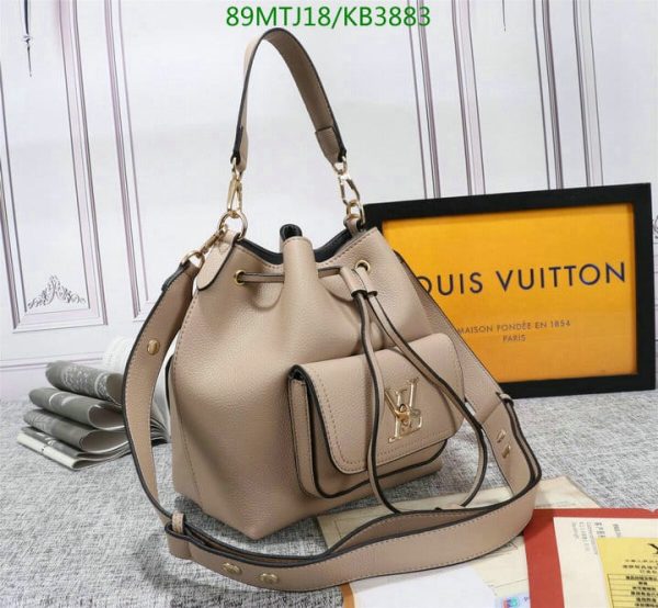 Louis Vuitton AAA+ Replica Lockme Bucket KB38837345698