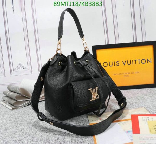 Louis Vuitton AAA+ Replica Lockme Bucket KB38837345698