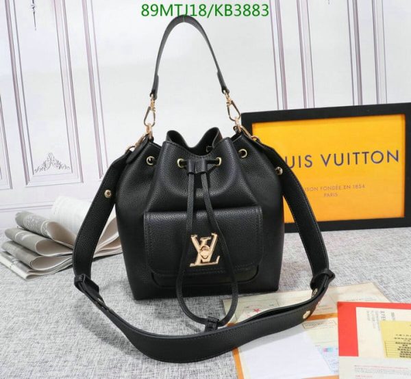 Louis Vuitton AAA+ Replica Lockme Bucket KB38837345698