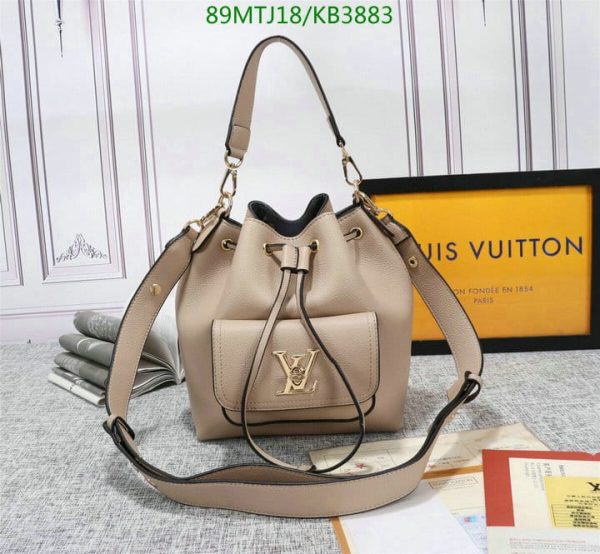 Louis Vuitton AAA+ Replica Lockme Bucket KB38837345698