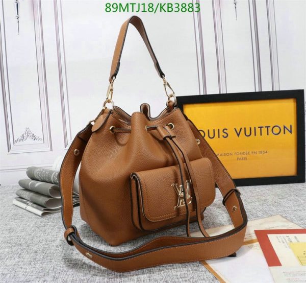 Louis Vuitton AAA+ Replica Lockme Bucket KB38837345698