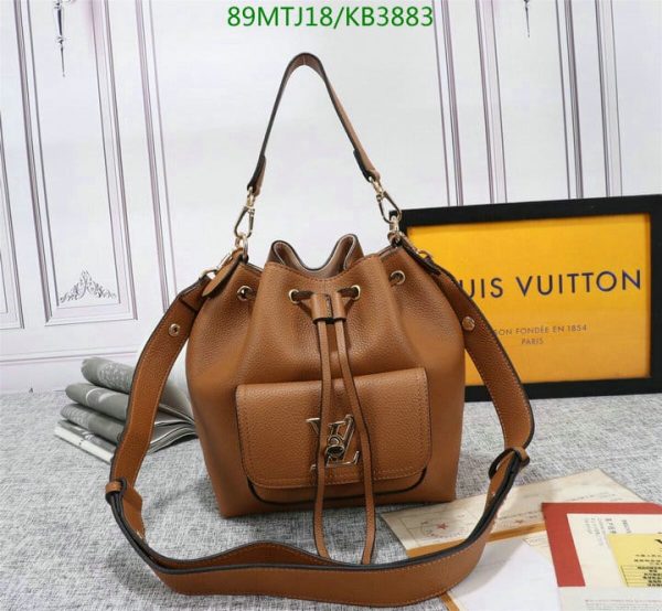 Louis Vuitton AAA+ Replica Lockme Bucket KB38837345698