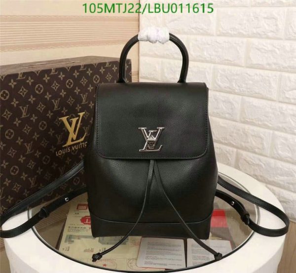 Louis Vuitton AAA+ Replica Lockme Leather Backpack LBU0116158951