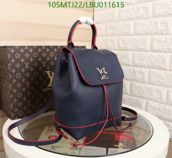 Louis Vuitton AAA+ Replica Lockme Leather Backpack LBU0116158951