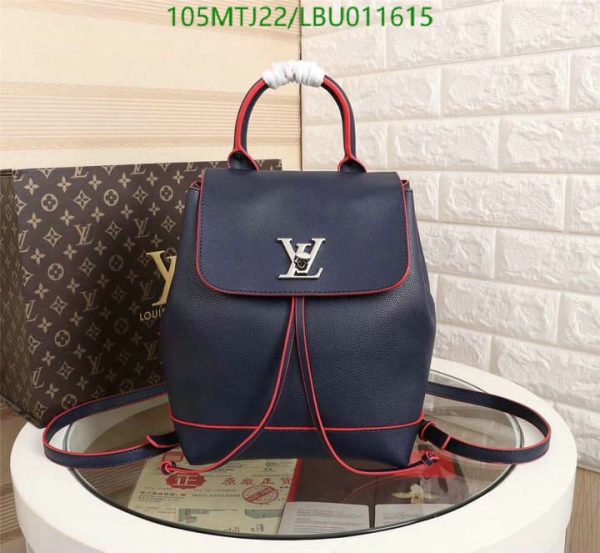 Louis Vuitton AAA+ Replica Lockme Leather Backpack LBU0116158951