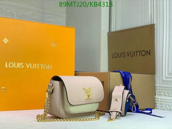 Louis Vuitton AAA+ Replica Lockme Tender Handbag Leather KB43186430975