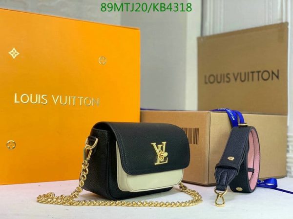 Louis Vuitton AAA+ Replica Lockme Tender Handbag Leather KB43186430975