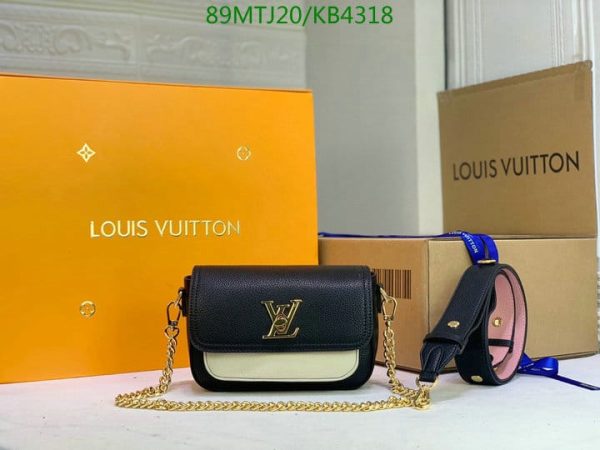 Louis Vuitton AAA+ Replica Lockme Tender Handbag Leather KB43186430975