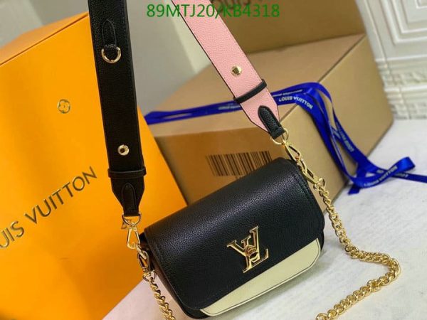 Louis Vuitton AAA+ Replica Lockme Tender Handbag Leather KB43186430975