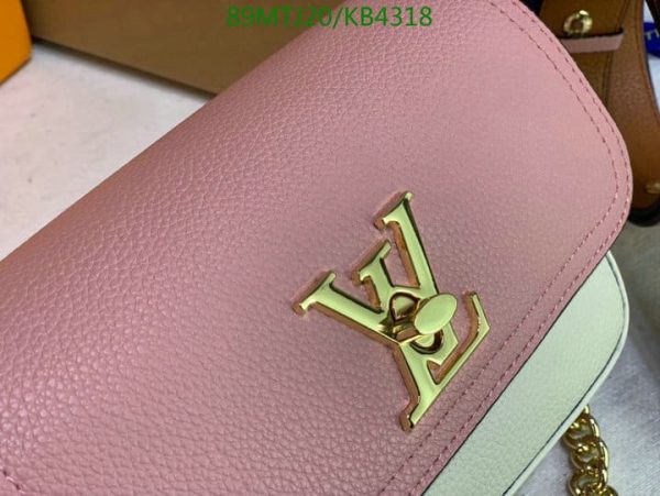 Louis Vuitton AAA+ Replica Lockme Tender Handbag Leather KB43186430975