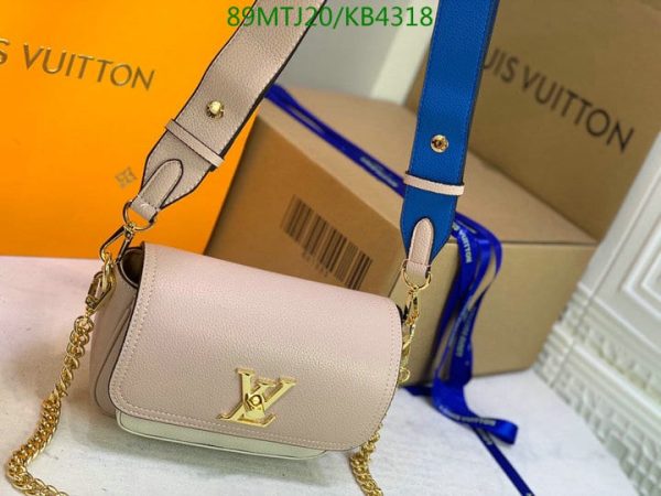 Louis Vuitton AAA+ Replica Lockme Tender Handbag Leather KB43186430975