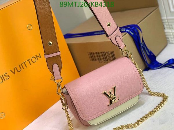 Louis Vuitton AAA+ Replica Lockme Tender Handbag Leather KB43186430975