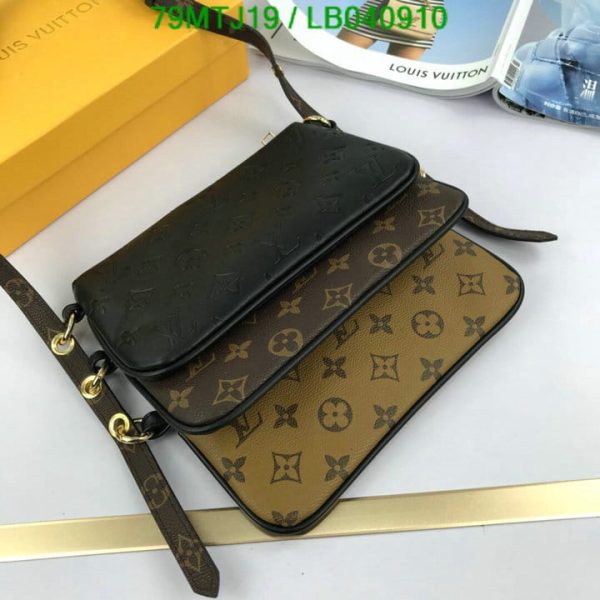 Louis Vuitton AAA+ Replica Metis Pochette Empreinte Leather Crossbody Bag LB04091051385