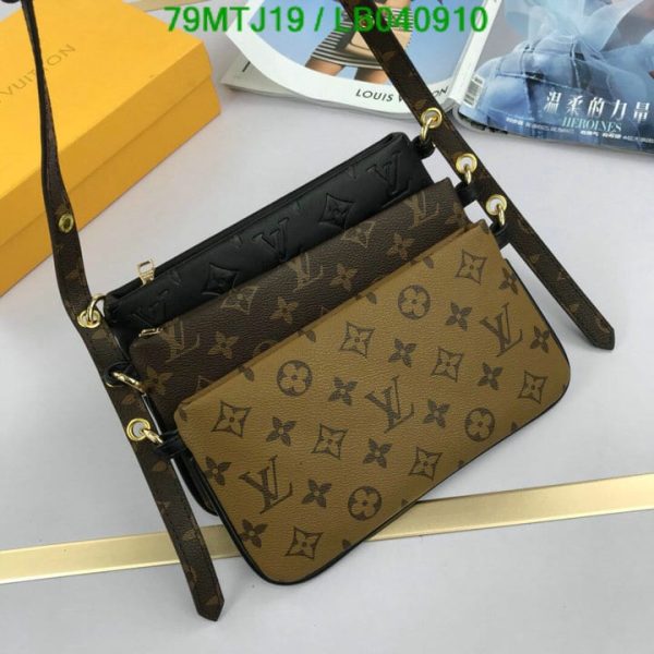 Louis Vuitton AAA+ Replica Metis Pochette Empreinte Leather Crossbody Bag LB04091051385