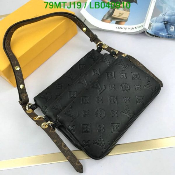 Louis Vuitton AAA+ Replica Metis Pochette Empreinte Leather Crossbody Bag LB04091051385