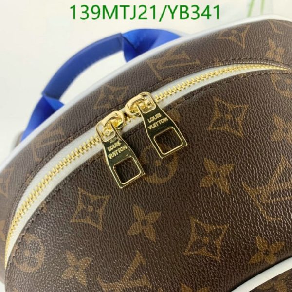 Louis Vuitton AAA+ Replica Monogram Canvas Backpack White YB34153276435