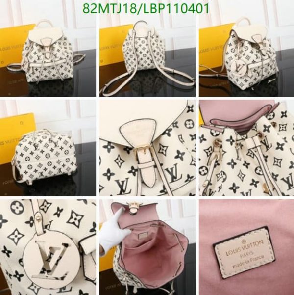 Louis Vuitton AAA+ Replica  Montsouris Backpack LBP1104018936