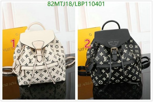 Louis Vuitton AAA+ Replica  Montsouris Backpack LBP1104018936