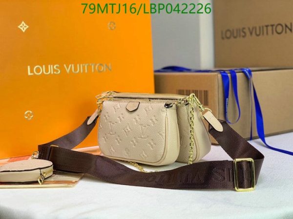 Louis Vuitton AAA+ Replica Multi Pochette Accessories Empreinte Noir LBP0422265027