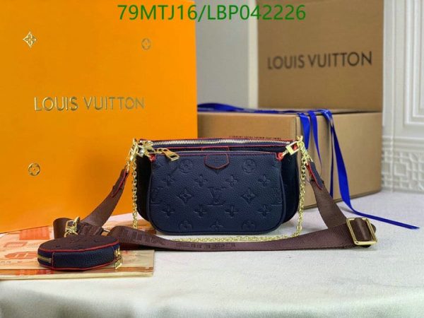 Louis Vuitton AAA+ Replica Multi Pochette Accessories Empreinte Noir LBP0422265027