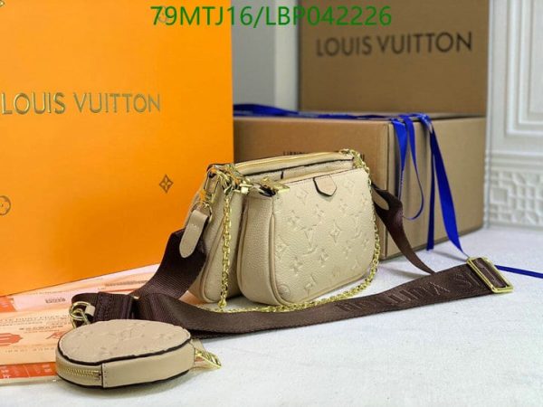 Louis Vuitton AAA+ Replica Multi Pochette Accessories Empreinte Noir LBP0422265027