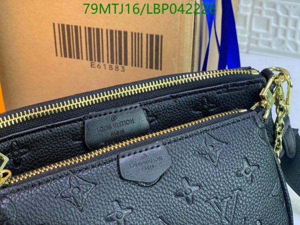 Louis Vuitton AAA+ Replica Multi Pochette Accessories Empreinte Noir LBP0422265027